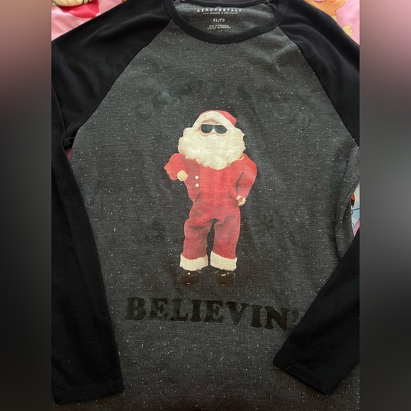Aeropostale men’s holiday long sleeve t-shirt size Xl - Picture 1 of 4